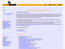 Tablet Screenshot of justusers.net